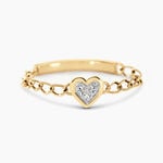 Bague Mahe Or Jaune Diamant - Bagues avec pierre Femme | Histoire d&rsquo;Or