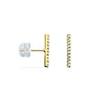 Boucles D'oreilles Pendantes Priscilla Or Jaune Oxyde De Zirconium - Boucles d'oreilles pendantes Femme | Histoire d&rsquo;Or