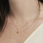 Collier Or Jaune Clothilde Citrine - Colliers Femme | Histoire d&rsquo;Or