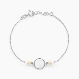 Bracelet Oria Argent Blanc Pierre De Synthese - Bracelets fantaisie Femme | Histoire d’Or