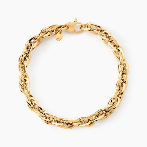 Bracelet Izar Torsadee Or Jaune - Bracelets cha&icirc;ne Femme | Histoire d&rsquo;Or