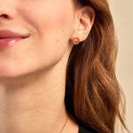 Boucles D'oreilles Puces Golden Beans Plaqu&eacute; Or Jaune - Boucles d'oreilles fantaisie Femme | Histoire d&rsquo;Or