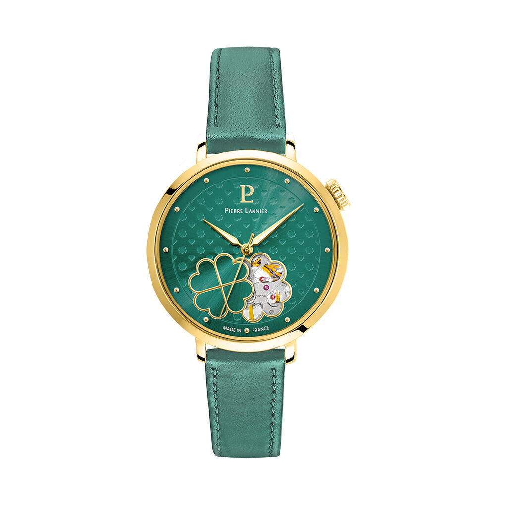 Montre Pierre Lannier Esperance Vert - Montres Femme | Histoire d’Or