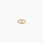 Boucles D'oreille Puce Unitaire Oya Or Jaune Oxyde De Zirconium - Piercings d'oreilles Famille | Histoire d&rsquo;Or
