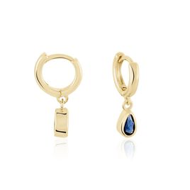 Créoles Plaqué Or Heikospinelle - Boucles d'oreilles créoles Femme | Histoire d’Or