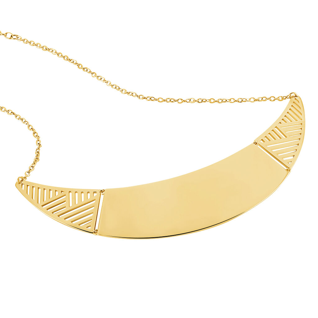 Collier Acier Jaune - Colliers fantaisie Femme | Histoire d&rsquo;Or