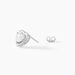 Boucles D'oreilles Puces Calvi Argent Blanc Oxyde De Zirconium - Boucles d'oreilles fantaisie Femme | Histoire d’Or