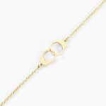 Bracelet Kim Argent Dor&eacute; - Bijoux sans pierre Femme | Histoire d&rsquo;Or