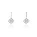 Boucles D'oreilles Pendantes Rosée Or Blanc Diamant - Boucles d'oreilles pendantes Femme | Histoire d’Or
