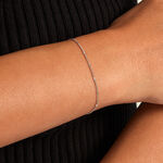 Bracelet Maden Argent Blanc - Bijoux sans pierre Femme | Histoire d&rsquo;Or