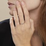 Bague Adriana Argent Blanc Oxyde De Zirconium - Bagues avec pierre Femme | Histoire d&rsquo;Or