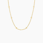 Collier Alma Acier Jaune Cristal - Colliers fantaisie Femme | Histoire d&rsquo;Or