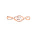 Bague Imane Or Rose Morganite Et Diamant - Bagues solitaires Femme | Histoire d’Or