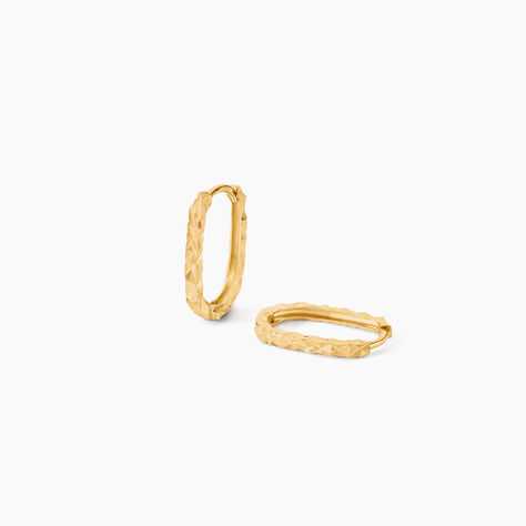 Cr&eacute;oles Ludoviko Or Jaune - Boucles d'oreilles cr&eacute;oles Femme | Histoire d&rsquo;Or