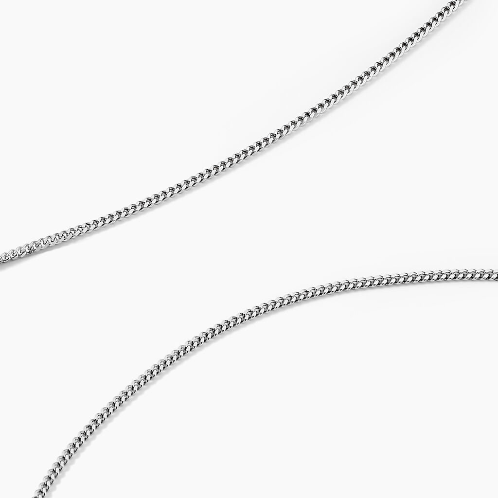 Cha&icirc;ne Clementine Argent Blanc - Chaines Unisex | Histoire d&rsquo;Or