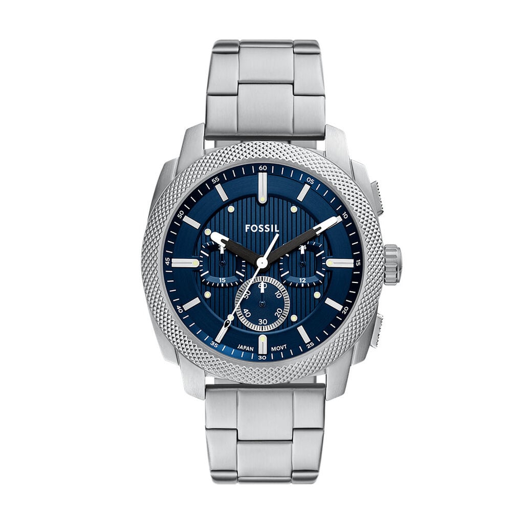 Montre Fossil Machine Bleu - Montres chronographes Homme | Histoire d&rsquo;Or