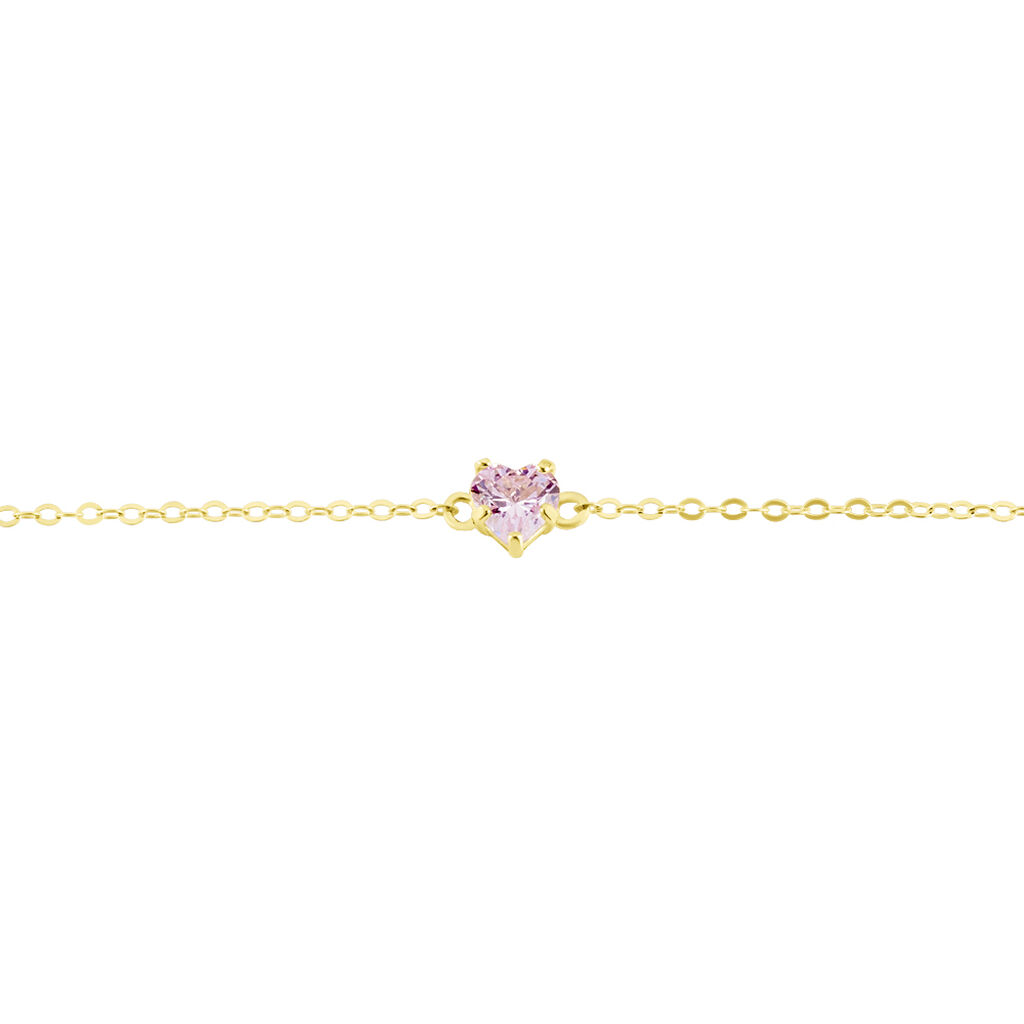 Bracelet Or Jaune Avaya Oxyde De Zirconium - Bracelets Enfant | Histoire d’Or