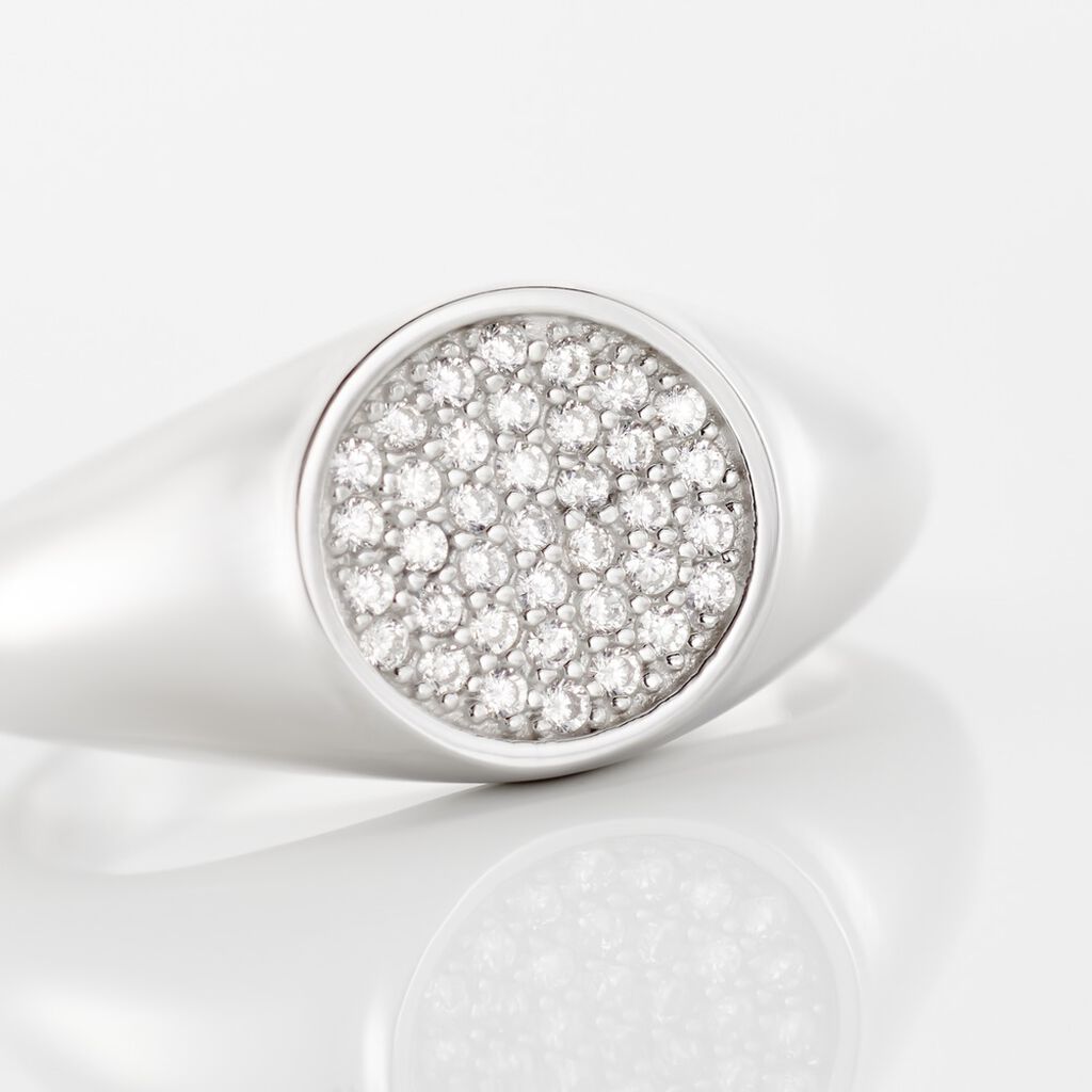Bague Ferreol Argent Oxydes De Zirconium - Bagues avec pierre Femme | Histoire d&rsquo;Or