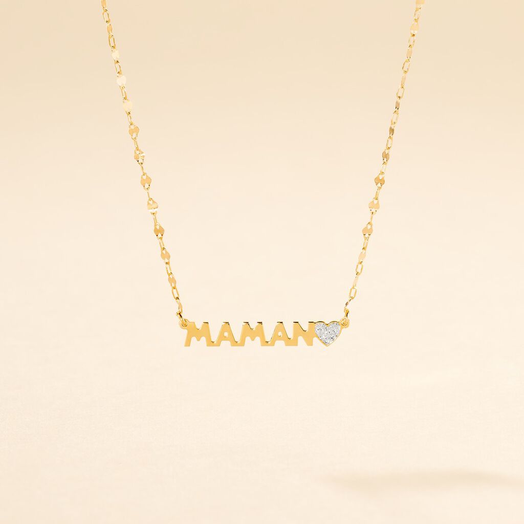 Collier Joop Or Jaune - F&ecirc;te des m&egrave;res Femme | Histoire d&rsquo;Or
