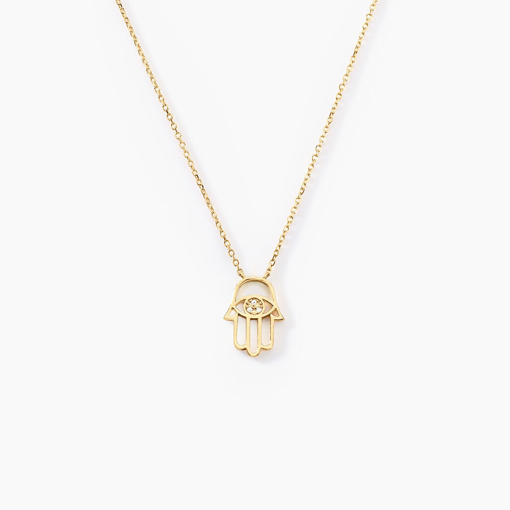 Collier Jamal Or Jaune Diamant - Colliers Femme | Histoire d’Or