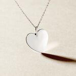 Pendentif Eba Argent Blanc - Pendentifs Unisex | Histoire d&rsquo;Or