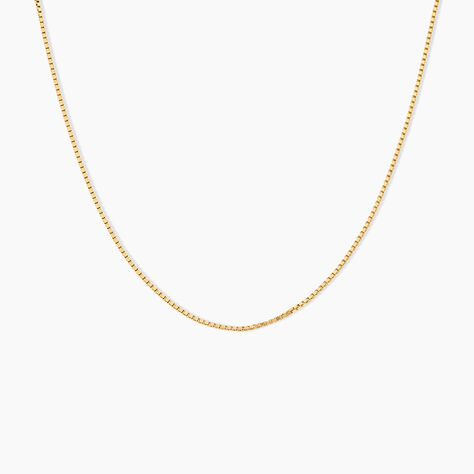 Collier Igor Maille Venitienne Argent Dor&eacute; A L'Or 750/1000 - Bijoux sans pierre Femme | Histoire d&rsquo;Or