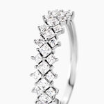 Bague Marquis Or Blanc Oxyde De Zirconium - Bagues avec pierre Femme | Histoire d&rsquo;Or