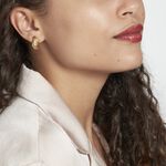 Demi Cr&eacute;oles Or Jaune Fermine - Boucles d'oreilles cr&eacute;oles Femme | Histoire d&rsquo;Or