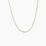 Cha&icirc;ne Igoa Maille For&ccedil;at Diamantee Or Jaune - Chaines Femme | Histoire d&rsquo;Or