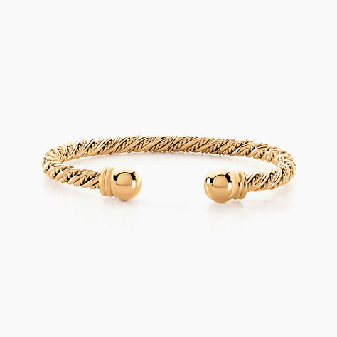 Bracelet Jonc Nelsie Plaqué Or Doré - Bracelets joncs Femme | Histoire d’Or