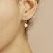 Créoles Lulu Rondes Or Jaune Oxyde De Zirconium - Boucles d'oreilles créoles Femme | Histoire d’Or