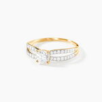 Bague Imhotep Or Jaune Oxyde De Zirconium - Bagues solitaires Femme | Histoire d&rsquo;Or