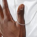 Collier Casper Argent Blanc - Chaines Homme | Histoire d&rsquo;Or