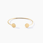 Bracelet Jonc Blanka Plaqu&eacute; Or Jaune - Bracelets joncs Femme | Histoire d&rsquo;Or