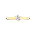 Bague Solitaire Natalia Or Jaune Diamant - Bagues solitaires Femme | Histoire d’Or