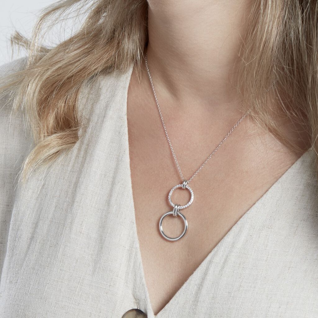 Collier Colas Argent Oxyde De Zirconium - Colliers Femme | Histoire d’Or