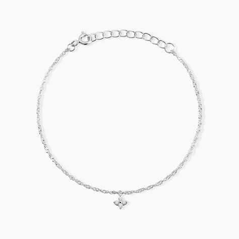 Bracelet Leonne Argent Blanc Oxyde De Zirconium - Bracelets Femme | Histoire d&rsquo;Or