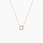 Collier Daphnee Or Tricolore Diamant - Colliers Femme | Histoire d&rsquo;Or