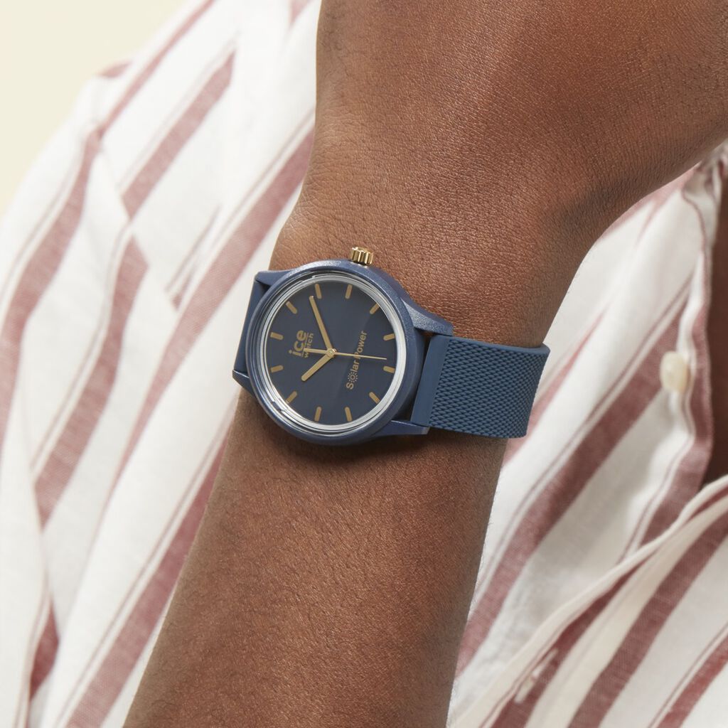 Montre Ice Watch Solar Power Bleu - Montres Famille | Histoire d’Or