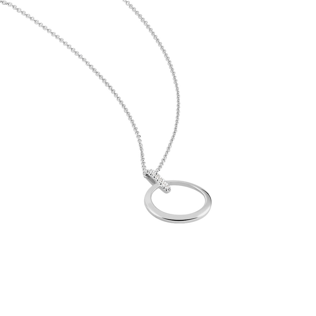 Collier Melissande Or Blanc Diamant - Colliers Femme | Histoire d’Or