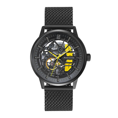 Montre Pierre Lannier Paddock Noir - Montres Homme | Histoire d&rsquo;Or