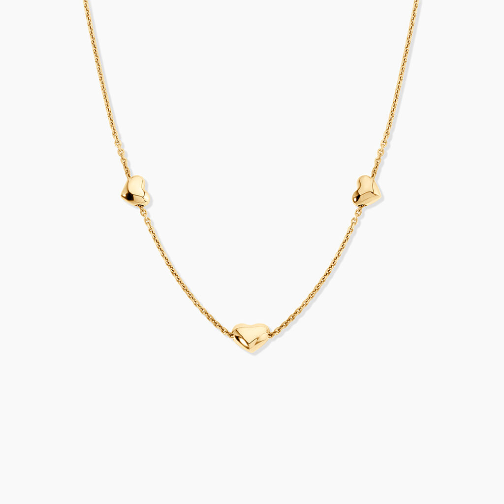 Collier Phebee Argent Dor&eacute; A L'Or 750/1000 - F&ecirc;te des m&egrave;res Femme | Histoire d&rsquo;Or