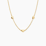 Collier Phebee Argent Dor&eacute; A L'Or 750/1000 - F&ecirc;te des m&egrave;res Femme | Histoire d&rsquo;Or