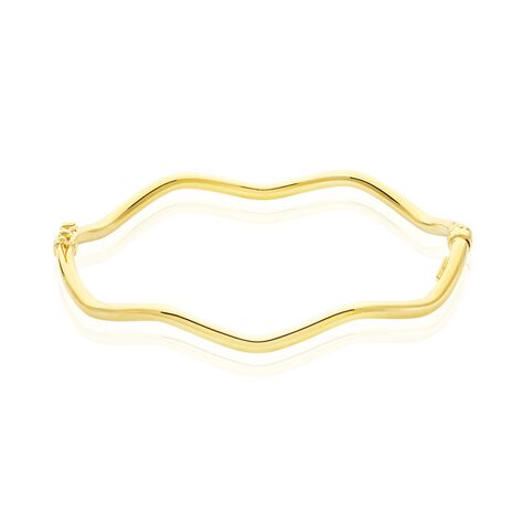 Bracelet Jonc Jennie Ondule Or Jaune - Bracelets joncs Femme | Histoire d’Or