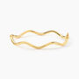 Bracelet Jonc Jennie Ondule Or Jaune