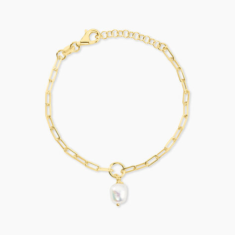 Bracelet Perla Argent Jaune Perle De Culture - Bracelets Femme | Histoire d&rsquo;Or