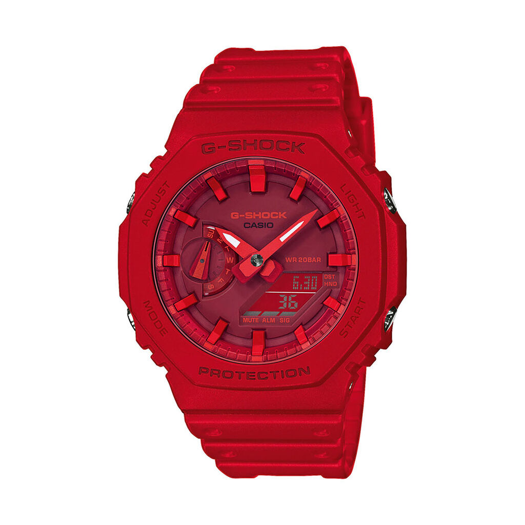 Montre Casio G-shock Rouge - Montres Homme | Histoire d&rsquo;Or