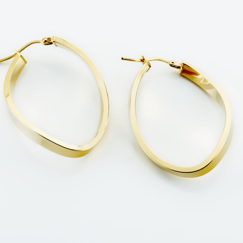 Créoles Or Jaune - Boucles d'oreilles créoles Femme | Histoire d’Or