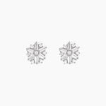 Boucles D'oreilles Puces Ysatis Argent Blanc Oxyde De Zirconium - Boucles d'oreilles fantaisie Femme | Histoire d&rsquo;Or