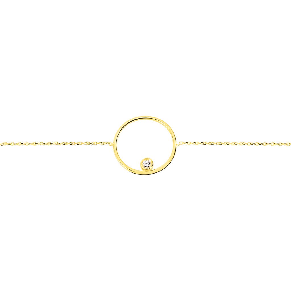 Bracelet Kimly Or Jaune Oxyde De Zirconium - Bracelets Femme | Histoire d&rsquo;Or